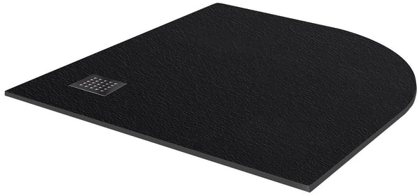 prezzo Halbrunde Duschwanne in Fosterberg Stone Silene 4 Anthrazit Verschiedene Größen