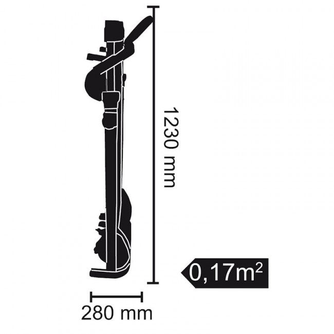 Tapis Roulant Magnetico Richiudibile con Inclinazione 100Kg Max 8 Livelli Everfit TFK-100 Mag