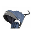 Triciclo a Spinta Pieghevole per Bambini con Maniglione Direzionabile Qplay Rito Star Blu