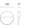 Lampada Segna Passo da Esterno a LED 6W 3000K Sovil Marrone