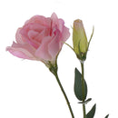 Set 6 Lisianthus Artificiali con Fiori Altezza 75 cm Rosa