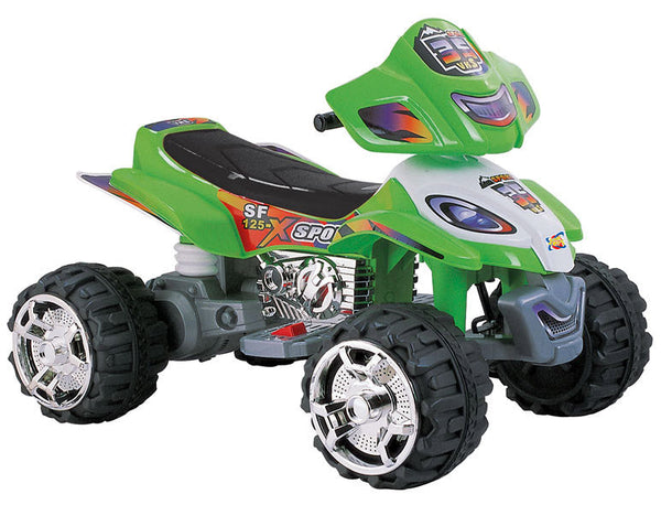 sconto Kidfun Green 12V Elektro-Quad für Kinder