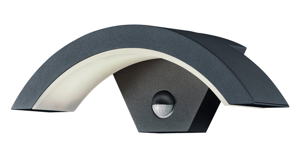 prezzo LED-Außenwandleuchte aus anthrazitfarbenem Aluminium-Druckguss