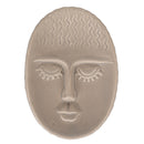 Porta Sapone a Forma di Viso 11x7,8x3 cm  in Gres VdE Tivoli 1996 Vis a Vis