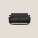 Divano Letto 2 Posti 160x94x97 cm in Tessuto Antracite