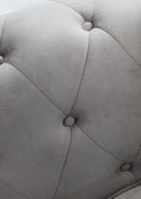 Divano 2 Posti Chesterfield 152x74x82 h cm in Velluto Grigio