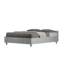 Letto Matrimoniale Francese Nuamo Grigio Varie Misure
