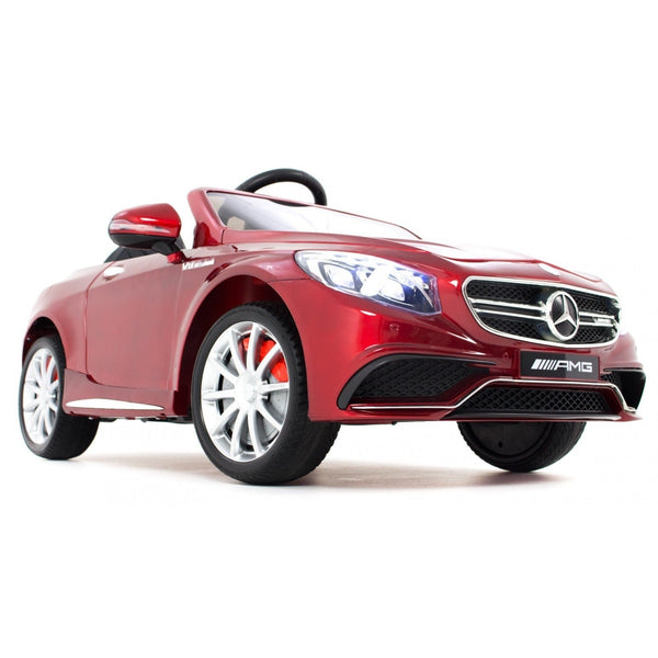 Elektroauto für Kinder 12V Mercedes S63 AMG Rot prezzo