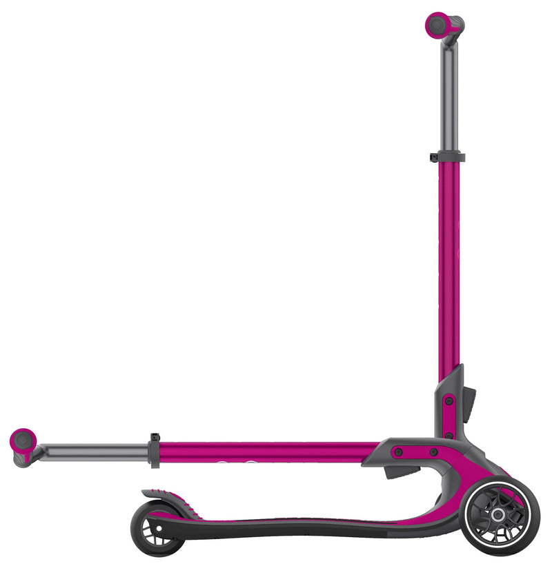 Monopattino 3 Ruote Telescopico e Ripiegabile Max 100 Kg Globber Ultimum Rosa
