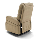 Poltrona Alzapersona Elettrica 3 motori 70x87x105 cm in Tessuto Diva Dubai Tortora