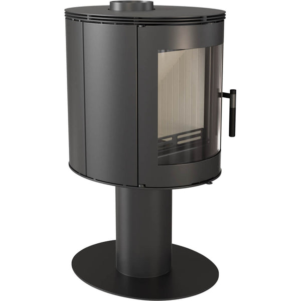 acquista Holzofen 5.5/9KW in Black Flig Sanford Steel