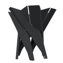 Braciere da Esterno a Legna in Acciaio 55x55x50 cm Flig Austin Basket Nero