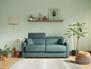 Divano Letto 2 Posti 171x100x98 cm in Tessuto Beige