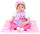 Kidfun Real Baby Lu Lu Wiedergeborene weibliche Puppe Realistisches Vinyl 30cm Sitzend