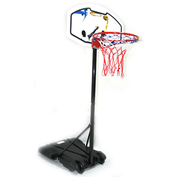 Junior-Basketballanlage mit Ballastsäule und Sockel sconto