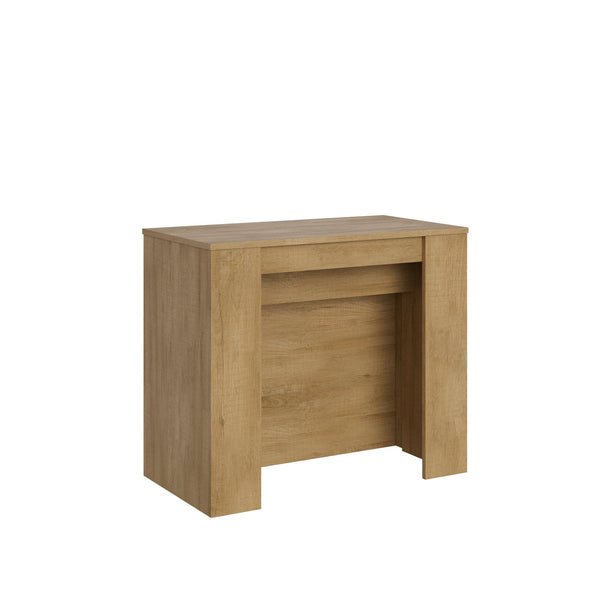 sconto Consolle Allungabile 90-296x48x77 cm in Nobilitato Marrone