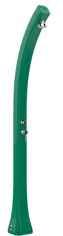 acquista Doccia Solare da Giardino 28L Miscelatore Temporizzato Arkema Happy Beach Verde Scuro