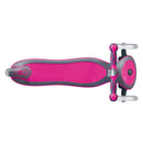 Monopattino 3 ruote Telescopico e Ripiegabile con Luci e Deck Trasparente Max 50Kg Globber Elite Blu