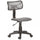 Sedia Girevole 5 Ruote per Ufficio Cameretta con Schienale Ergonomico in Tessuto a Rete Grigio