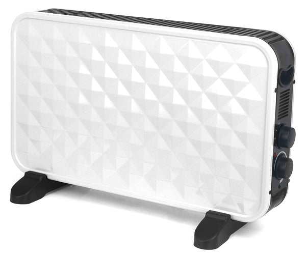 Vannini Virgo Chanel Weiß Bodenkonvektor Elektrisch 2000W sconto