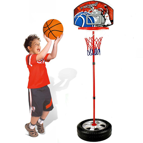 Basket Canestro Piantana Per Bambini Altezza Regolabile Fino 120cm Con Pallone online