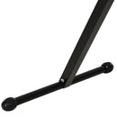 Cavalletto a Rullo 44x50x68-110 cm Altezza Regolabile in Metallo Nero