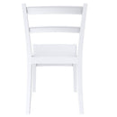 Set 4 Sedie da Giardino in Polipropilene Vandi Bianche