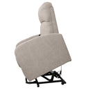 Poltrona Alzapersona Elettrica 1 Motore 75x65x101 cm in Tessuto Beige