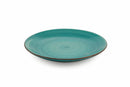 Set 6 Piatti Piani Ø19 cm in Gres Villa d'Este Home Tivoli Acquamarina Baita
