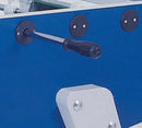 Calciobalilla in Mdf Blu con Aste Rientranti Garlando G-2000 Weatherproof