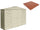Boden für Gartenbox 320 x 81 x 188 cm aus Terrakotta-Kunststoff