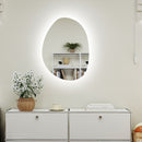 Specchio da Bagno con Luce LED Regolabile 70x5x50 cm in Vetro Temperato    