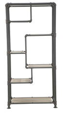 Libreria Manhattan Big 93x47x190 cm MDF e in Ferro