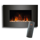 Camino Caminetto Elettrico da Parete 66X15X52 Cm a Led con Telecomando