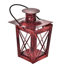 Set 6 Lanterne Quadrata in Metallo H 115 cm