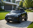 Macchina Elettrica per Bambini 12V Licenza Ufficiale Audi SQ8 E-Tron con Telecomando e Sedile Pelle Nero