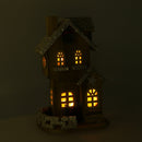 Casetta in Legno con Led naturale cm 19x14xh31