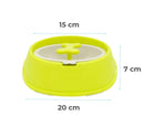 Ciotola sport per cani gatti 15 cm anti-soffocamento e migliore digestione Verde