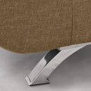 Divano Letto 190x83x93 cm in Microfibra Beige