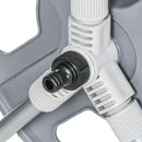 Avvolgitubo Manuale da Muro e Autoportante 40 mt in Metallo e polipropilene Grigio 