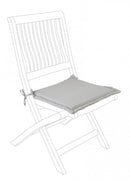 Cuscino Poly180 Tortora Seduta Quadrata in Tessuto per Esterno