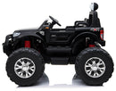 Macchina Elettrica per Bambini 2 posti Fuoristrada 24V con Licenza Ford Monster Truck 4x4 Nera