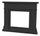 Cornice da Pavimento per Inserto Camino Elettrico 95x102x21,5 cm in MDF Sined Lipari Grigio