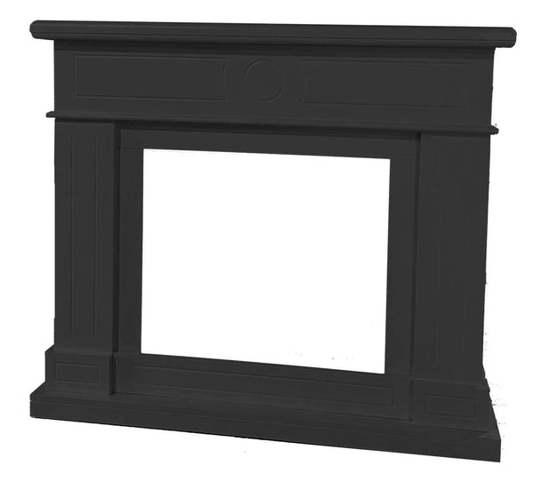 prezzo Cornice da Pavimento per Inserto Camino Elettrico 95x102x21,5 cm in MDF Sined Lipari Grigio