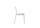 Set 4 Sedie Venus 52,5x55x81 cm in Polipropilene Bianco       
