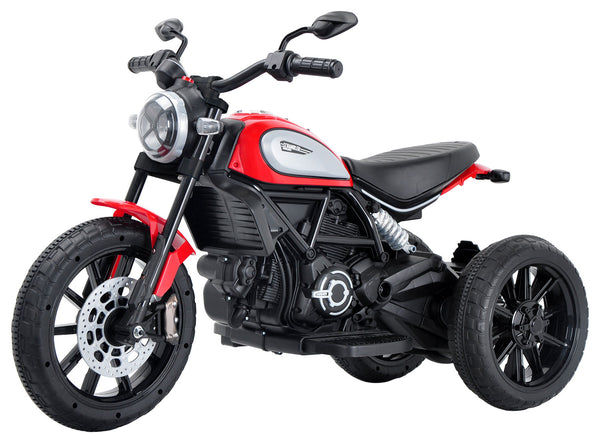 Moto Elettrica per Bambini Licenza Ufficiale Ducati Scrambler 12V 3,5Ah Rosso sconto