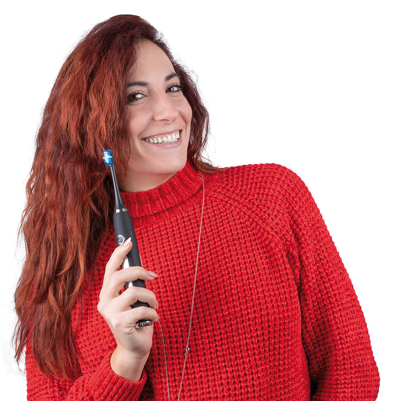 Spazzolino Sonico Elettrico Ricaricabile Kooper Identity Nero