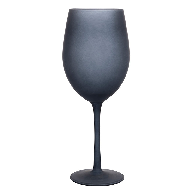 Set 6 Calici Effetto Ghiaccio Happy Hour Stones in Vetro VdE Tivoli 1996 Grigio