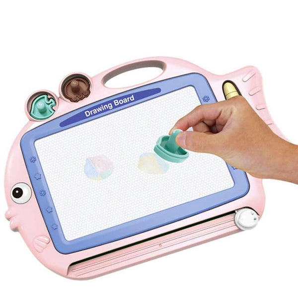 prezzo Lavagna Lavagnetta Magica Magnetica con Pennarello e Formine Cancellabile Rosa