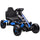 Go Kart a Pedali per Bambini 3-6 Anni 50 kg Portata con Portabicchieri e Ruote in EVA Antiscivolo Blu